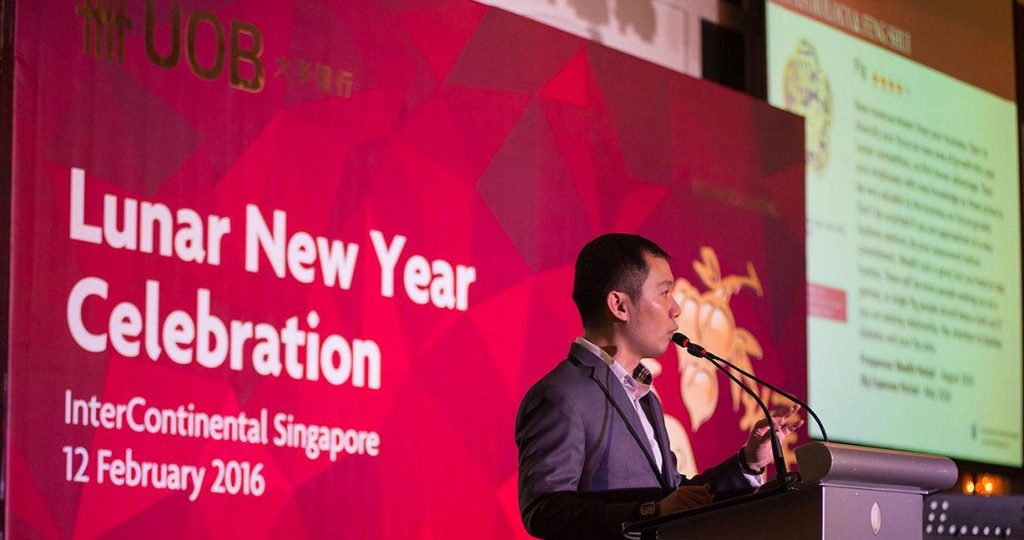 Feng Shui Talk & Seminar for UOB - United Overseas Bank (Hotel InterContinental) - Kevin Foong