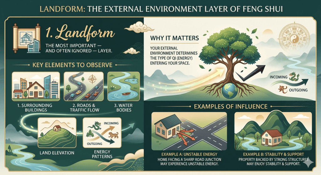 External Land Form in Feng Shui